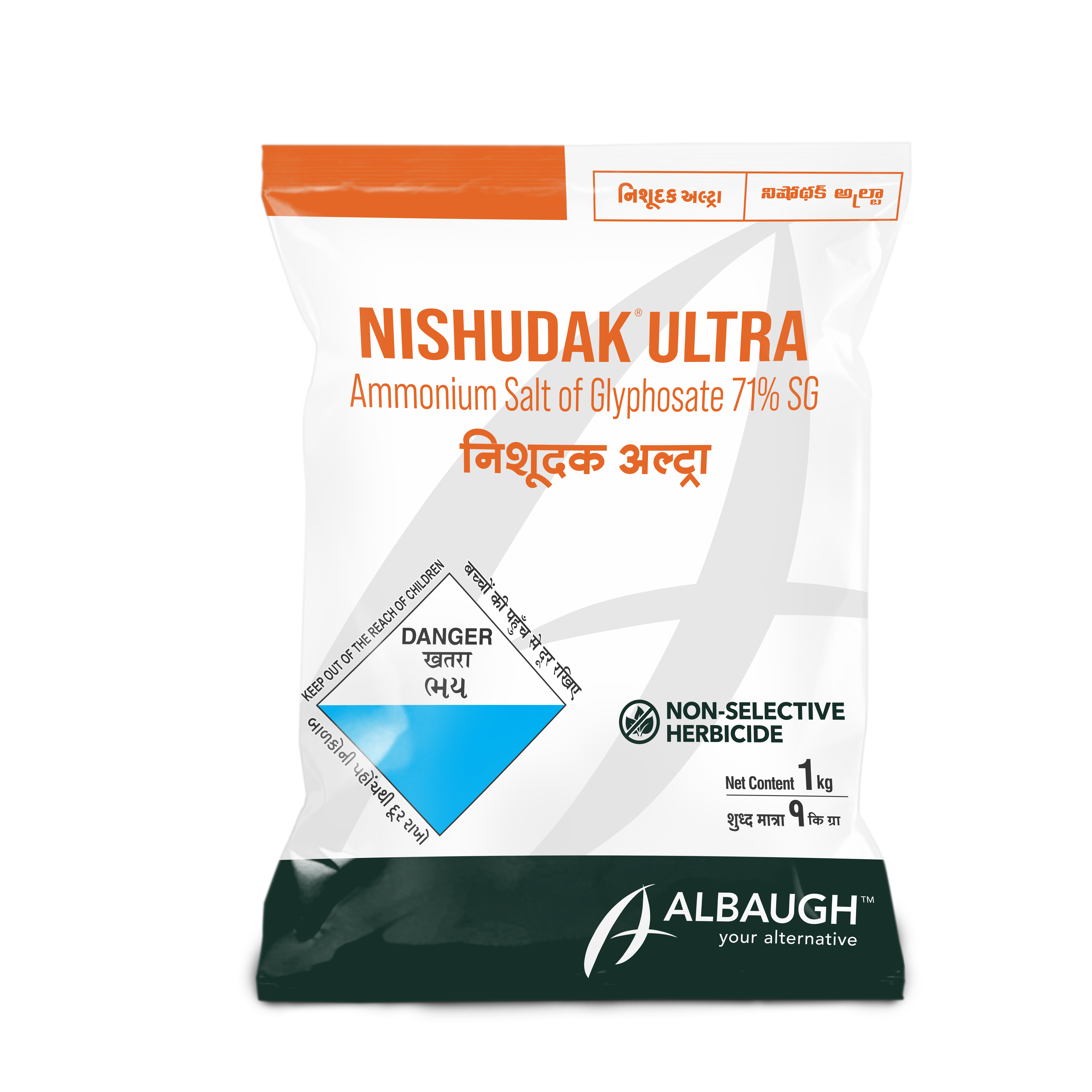 Nishudak Ultra:  Ammonium Salt of Glyphosate 71% SG